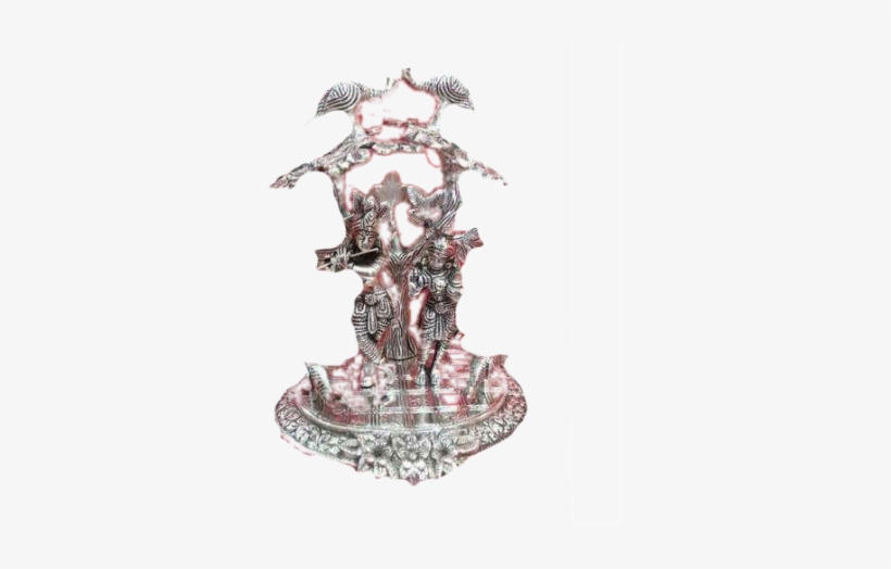 Radha Krishna Idol - Illustration, transparent png #7738375