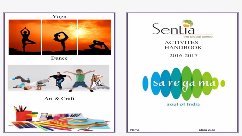 Yoga Activites Handbook Dance 2016-2017 - Saregama, transparent png #7738801