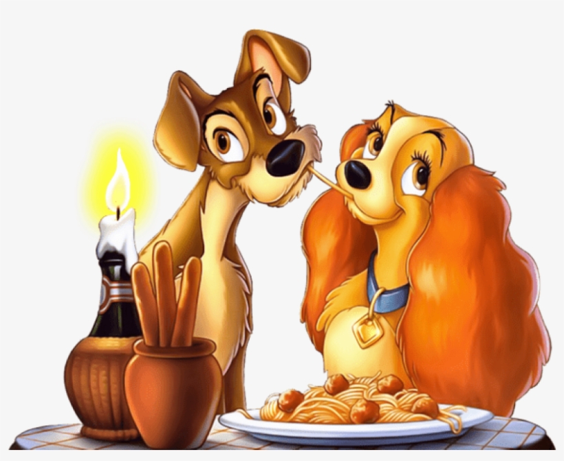 Free Png Download Lady And The Tramppicture Clipart - Lady And The Tramp White Background, transparent png #7738987