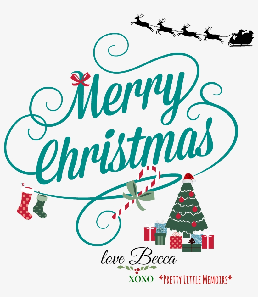 Merry Christmas, Everyone - Calligraphy, transparent png #7739267