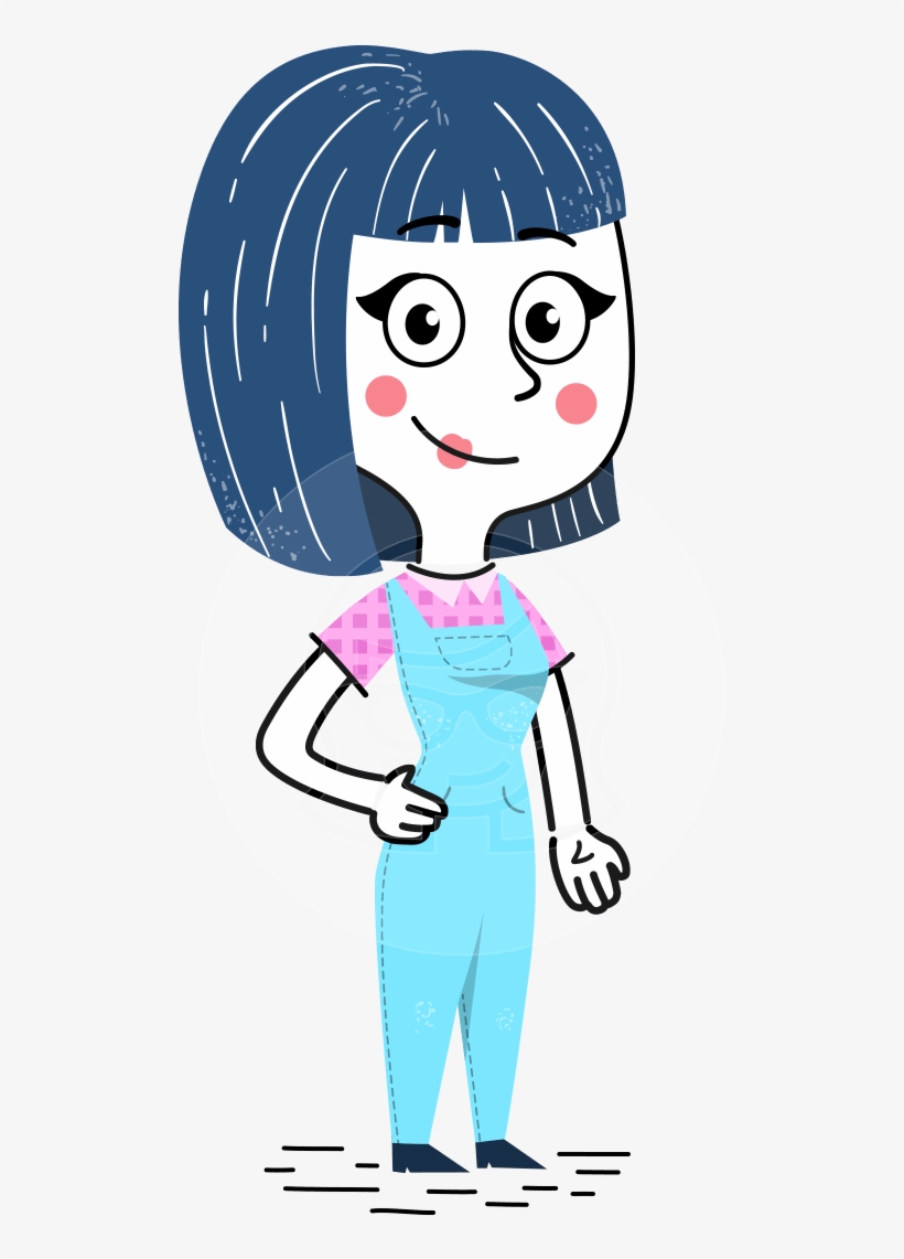Greta Jumpsuit - Cartoon, transparent png #7739439