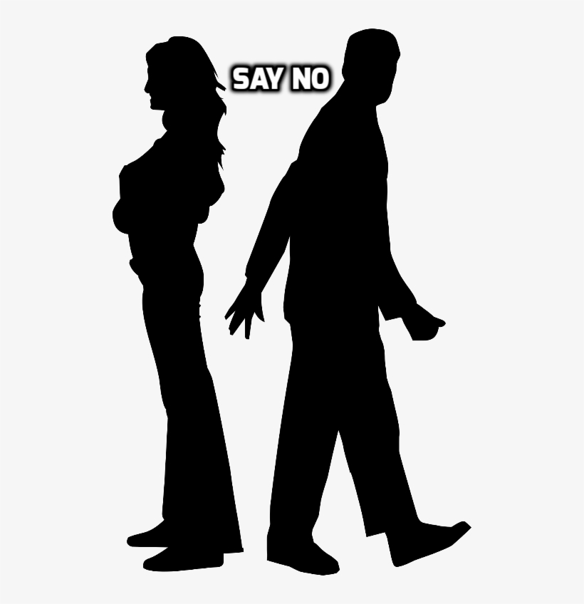 How To Make A Difference In Consulting Biz - Fighting Couple Silhouette, transparent png #7739487