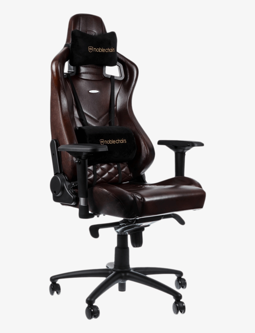 Full Size Of Pc Gaming Chair Buy Pc Chair Pc Gaming - Noblechairs Epic Real Leather, transparent png #7740322