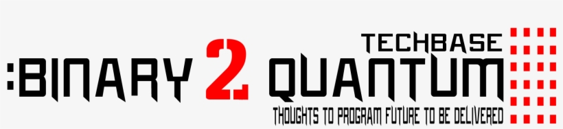 Binary 2 Quantum - Graphic Design, transparent png #7740361