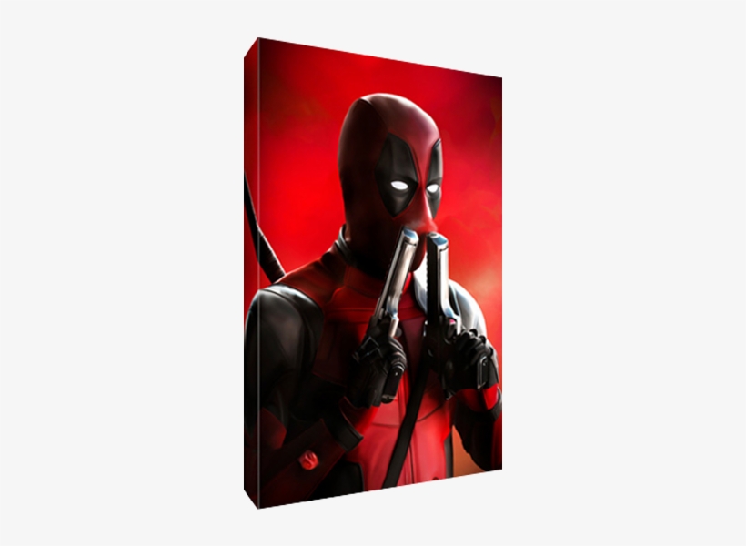 Canvas Stretched And Gallery Wrapped Over - Deadpool Canvas, transparent png #7740709