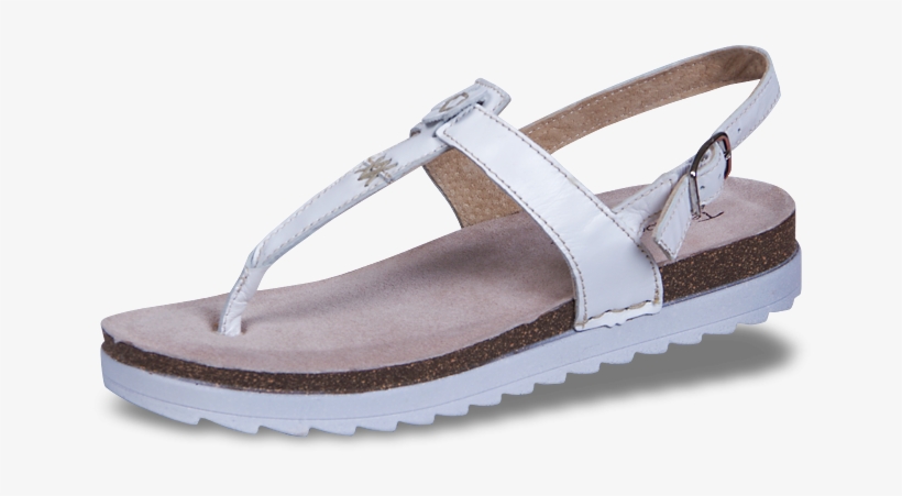 White Ladies' Sandals With Buckle Снимка - Sandal, transparent png #7740935