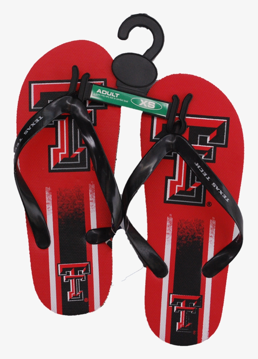 Double T Flip Flops - Texas Tech University, transparent png #7741090