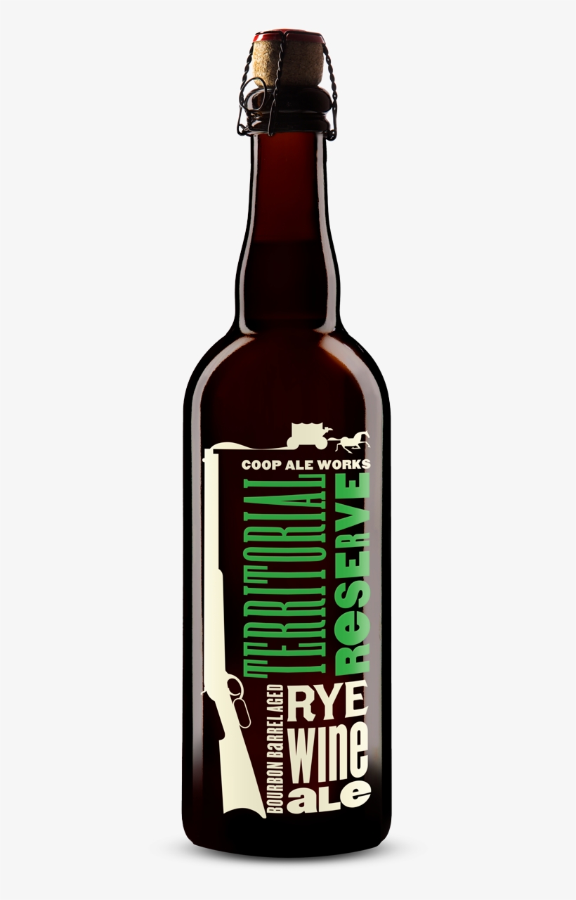 Bourbon Barrel Aged Rye Wine Ale - Glass Bottle, transparent png #7741340
