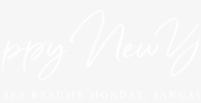 Happy New Year Min - Johns Hopkins Logo White, transparent png #7741479