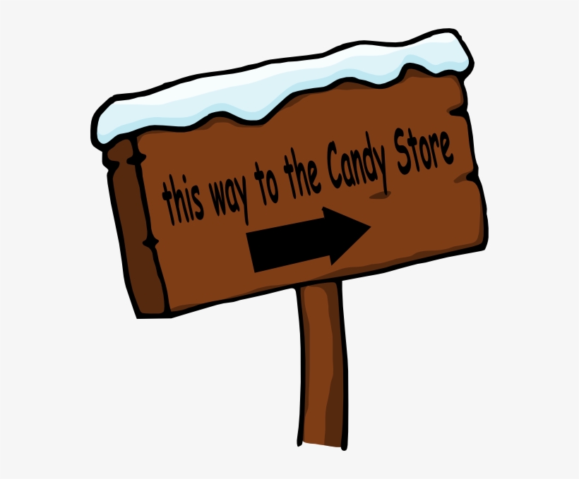 Shop Vector Candy Store - Sign Board Clip Art, transparent png #7741834