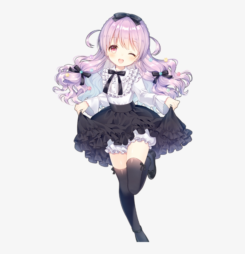 Anime, Hair, And Lady Image - Anime, transparent png #7742264
