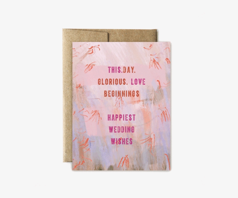 Glorious Love Wedding Wishes - Paper, transparent png #7742630