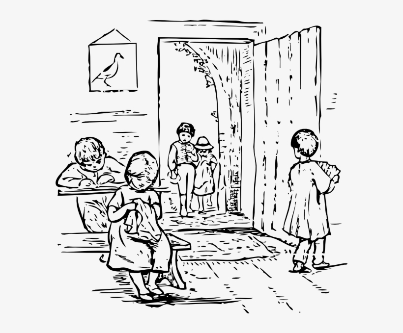 Late For School Clip Art - Cartoon Pictures Of Child Late For School, transparent png #7742965