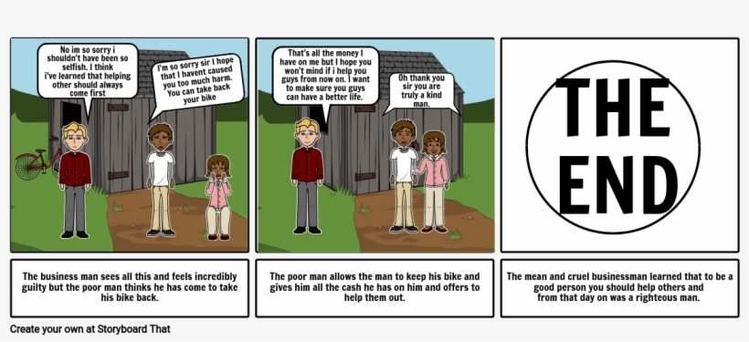 The Parable Of The Greedy Businessman - Cartoon, transparent png #7742997