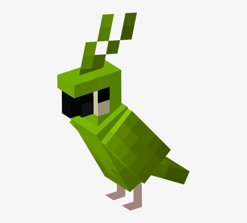 2017年4月21日 Minecraft Red Parrot Free Transparent Png Download Pngkey - mc parrot roblox