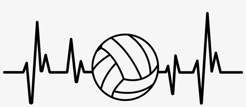 Heartbeat Volleyball - Health Is Wealth Poster, transparent png #7743208