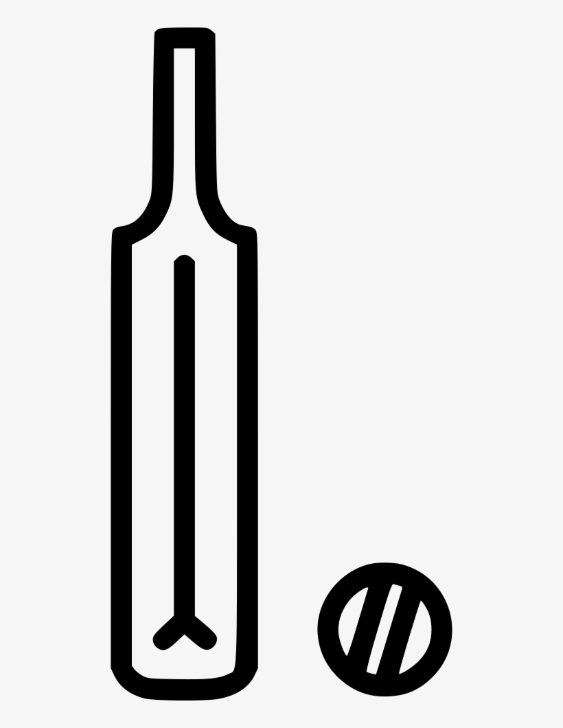 Cricket Ball Bat Equipment Batsman Comments, transparent png #7743331