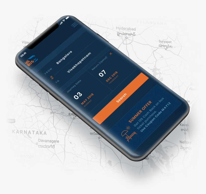 South India's Popular Bus Ticket Booking Company, Volvo, - Samsung Galaxy, transparent png #7743860