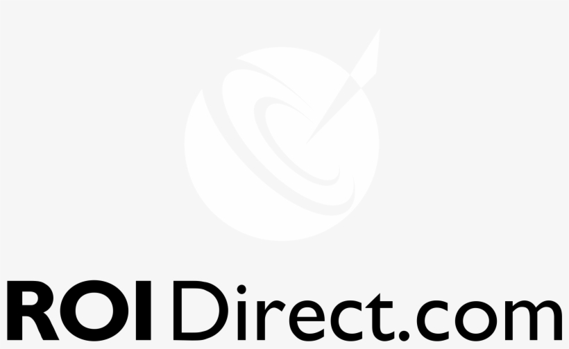 Roi Direct Logo Black And White - Convergence Labs, transparent png #7744823