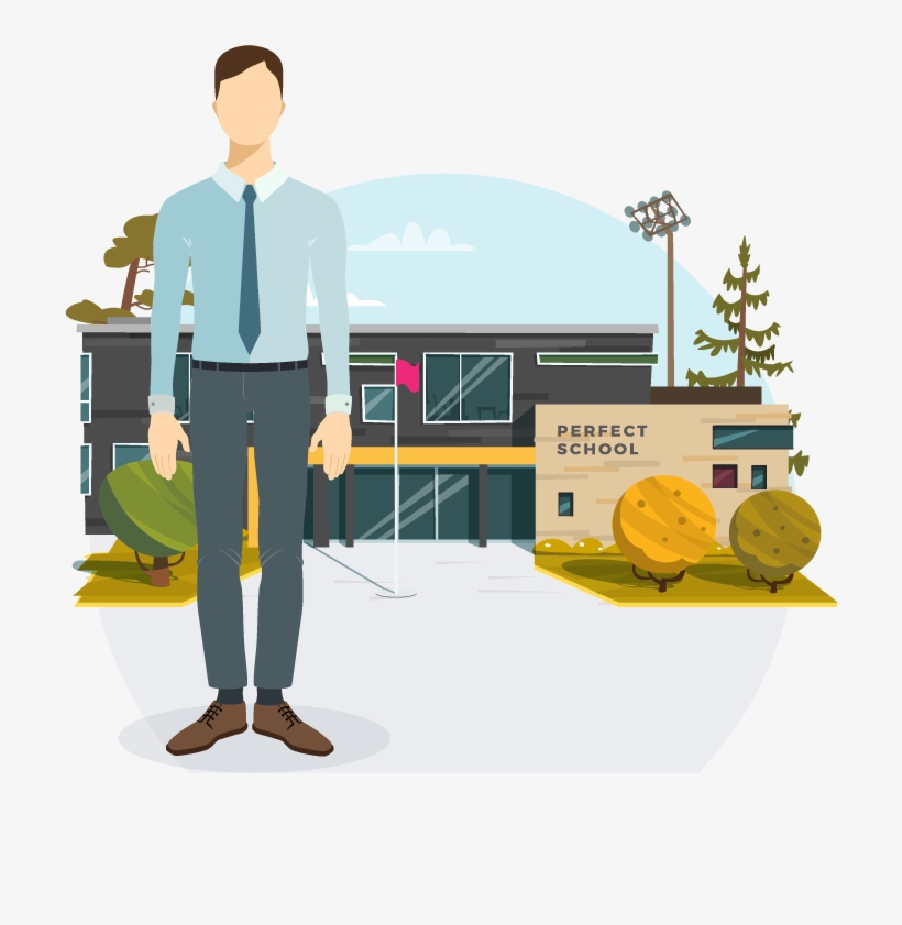 Teacher - Illustration, transparent png #7744923