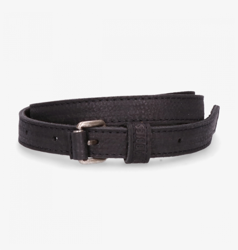 Belt Waxed Grain Leather Black - Strap, transparent png #7744977