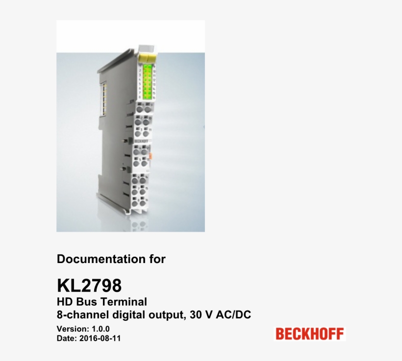 Web Title En - Beckhoff Automation, transparent png #7745237