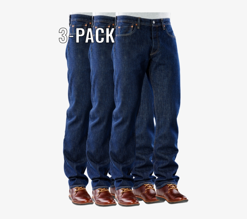 S 501 Jeans Onewash 3-pack - Pocket, transparent png #7745944