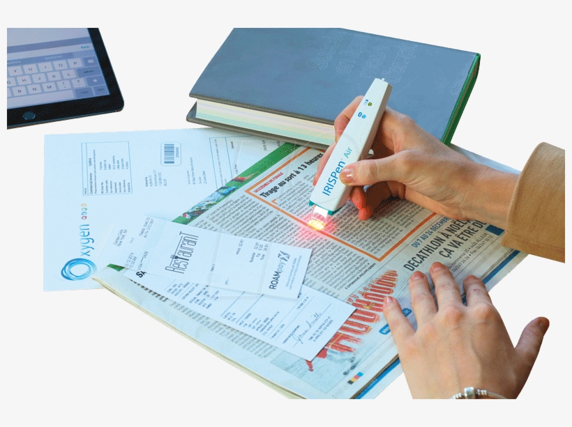 Pen-scanner Wireless, White Iris - I.r.i.s. Irispen Air 7 Pen Scanner Green,white Hardware/electronic, transparent png #7746048