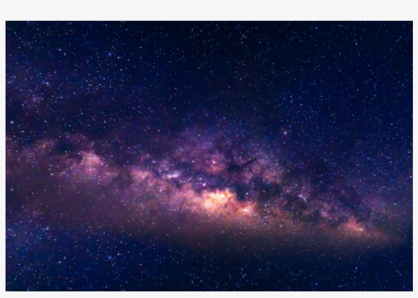 Stars Starrynight Night Star Background Sky Skyline - Milky Way, transparent png #7747349