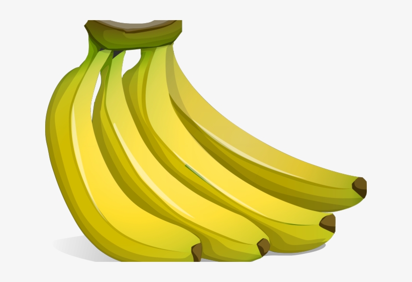 Clipart Banana Bundle - Banana Bunch Clip Art, transparent png #7747387