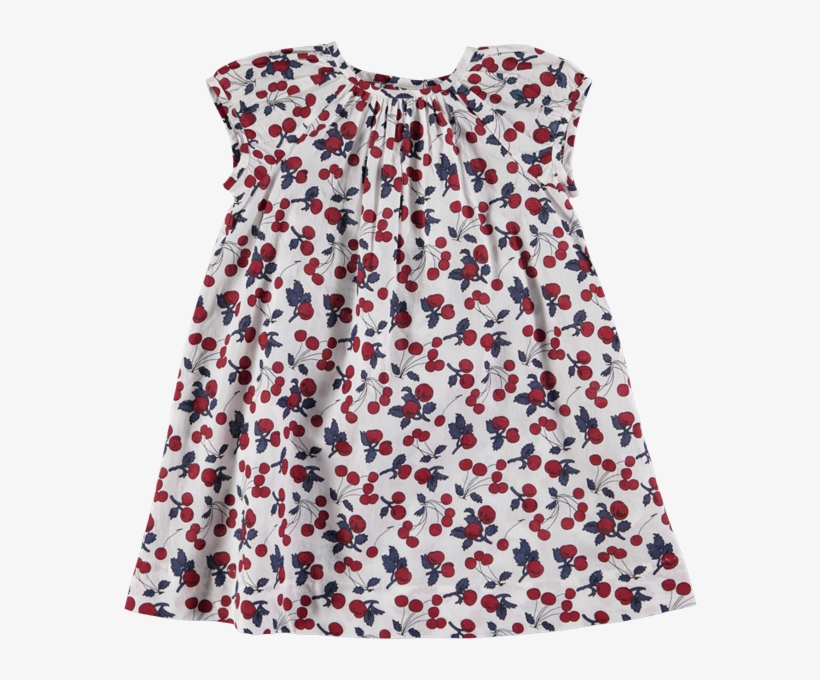 Picture Of Babies Cherry Print Smock Dress Ivory & - Day Dress, transparent png #7747630