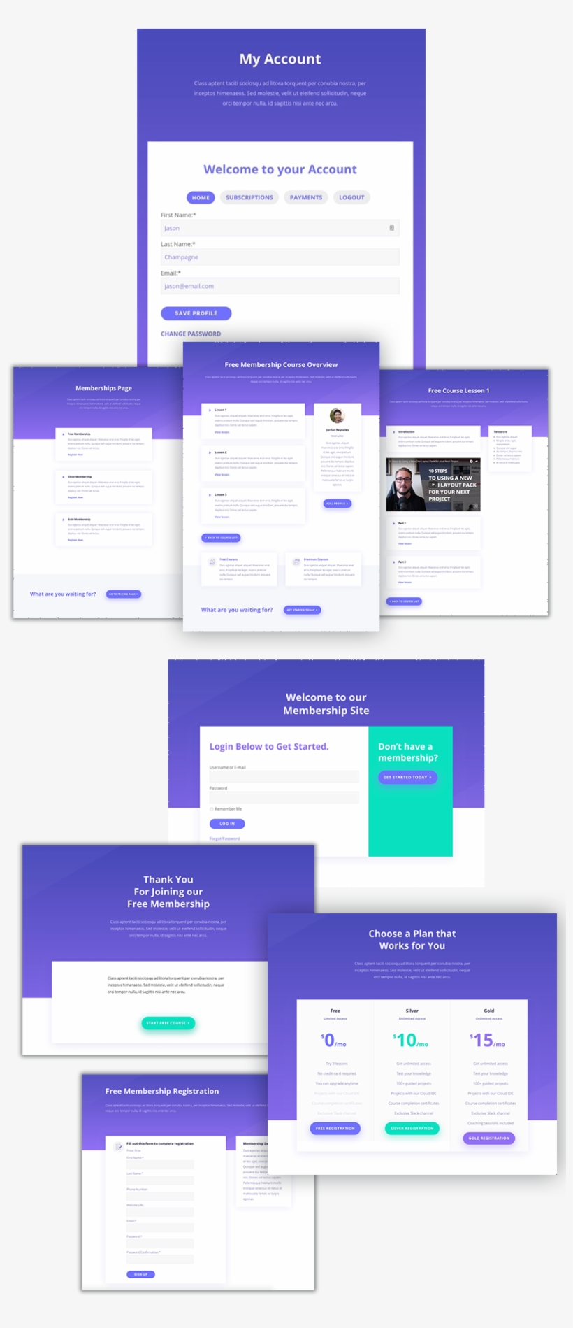 Membership Site - Divi Membership Site, transparent png #7748174