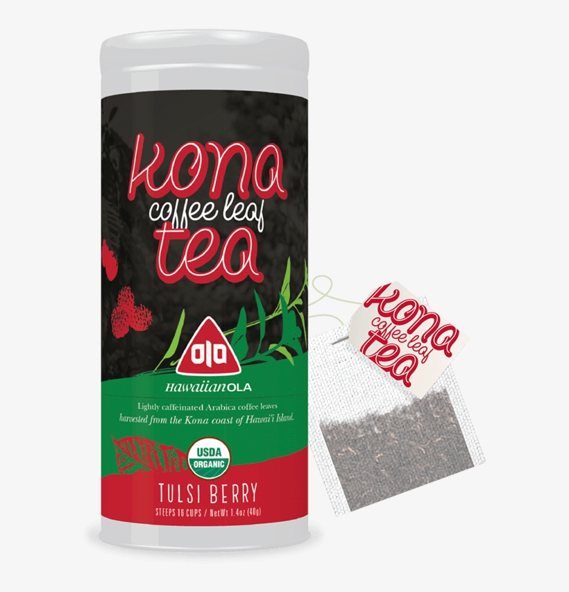 Kona Coffee Leaf Tulsi Berry Tea Bags, transparent png #7748620