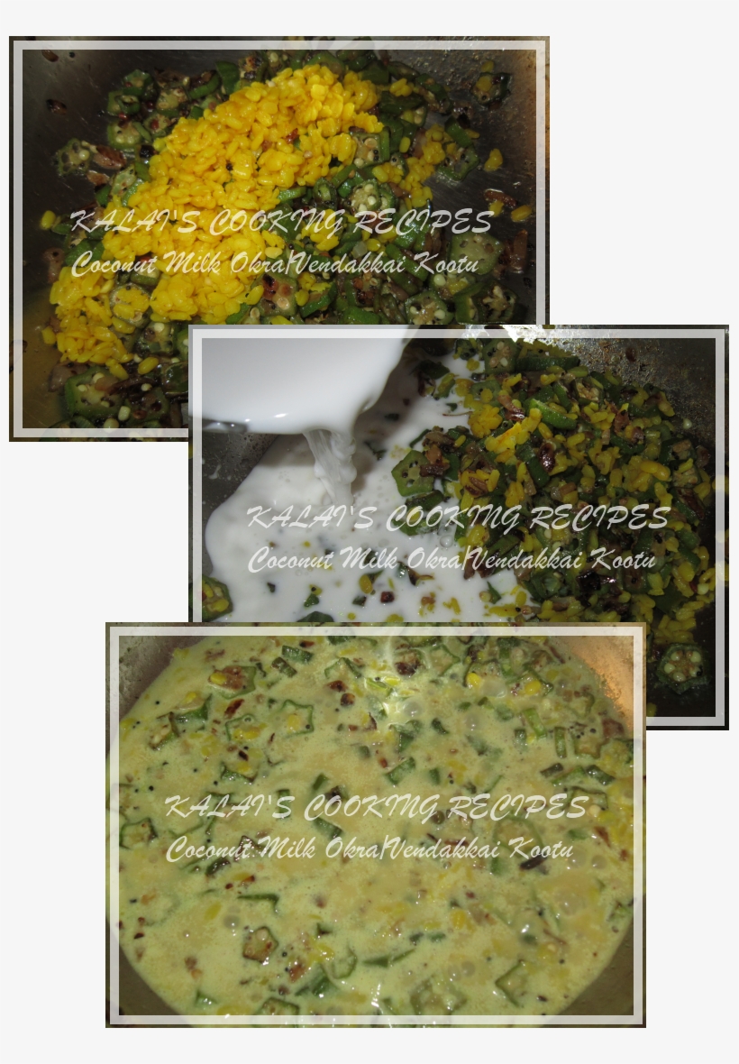 Add Okra / Lady's Finger And Required Salt, Saute And - Kiwifruit, transparent png #7749863