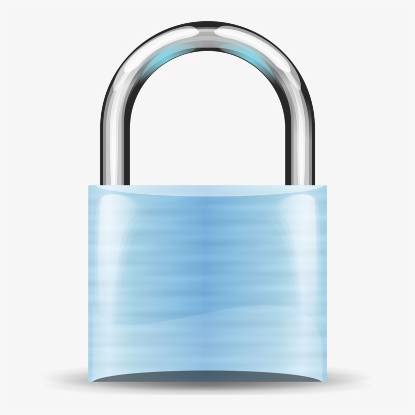 Padlock Key Combination Lock Wikipedia - Blue Padlock, transparent png #7750270