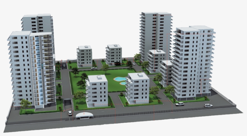 Intelligent Building Automation Systems Can Meet The - Apartment Building Images Png, transparent png #7750383