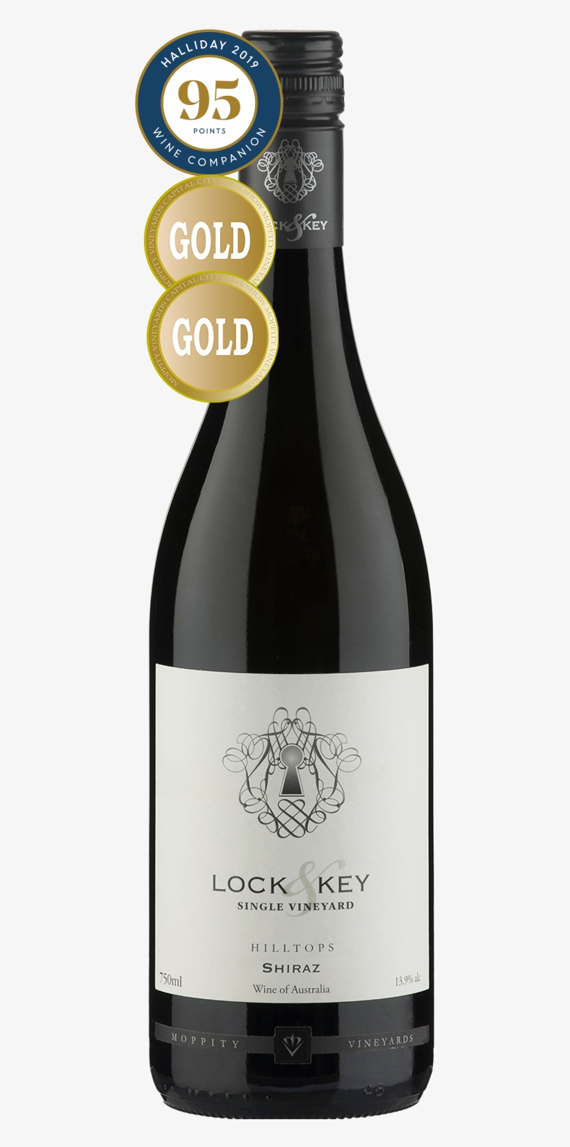 Lock & Key Shiraz Awarded 2 Gold Medals And 95 Points - Common Grape Vine, transparent png #7750553