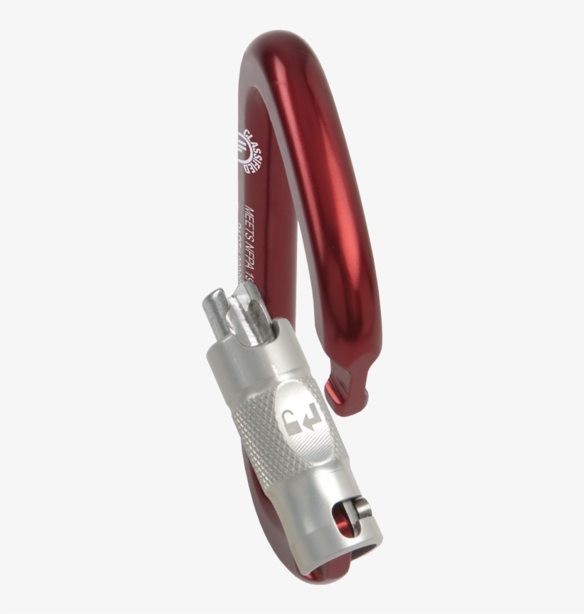 Proseries® Aluminum Key-lock Carabiners - Carabiners Side Opening, transparent png #7750598