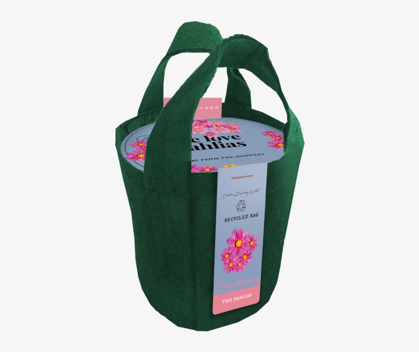 Tuincentrum Koeman Dahlia Bloementas Roze - Diaper Bag, transparent png #7750961