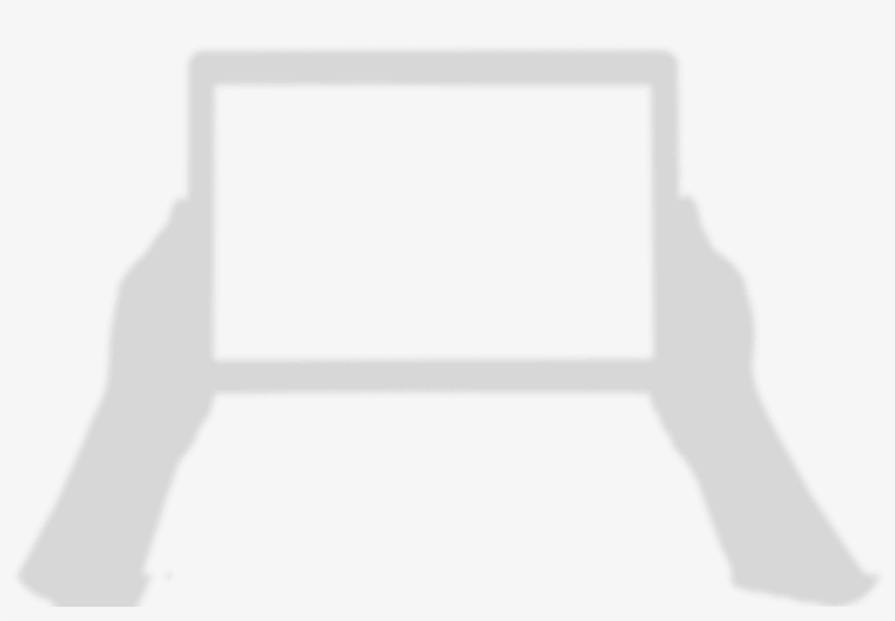 Custard Pie Image Ipad Hands Shadow Top Down, transparent png #7751878