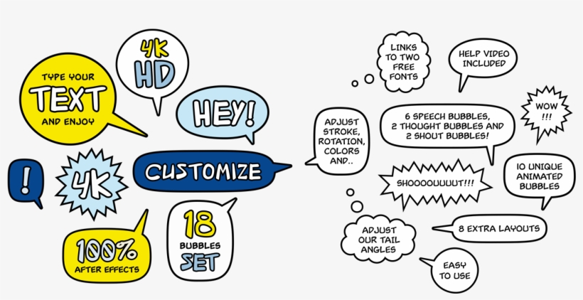 Basically, Customizable Animated Speech Bubbles That - Cartoon, transparent png #7752475