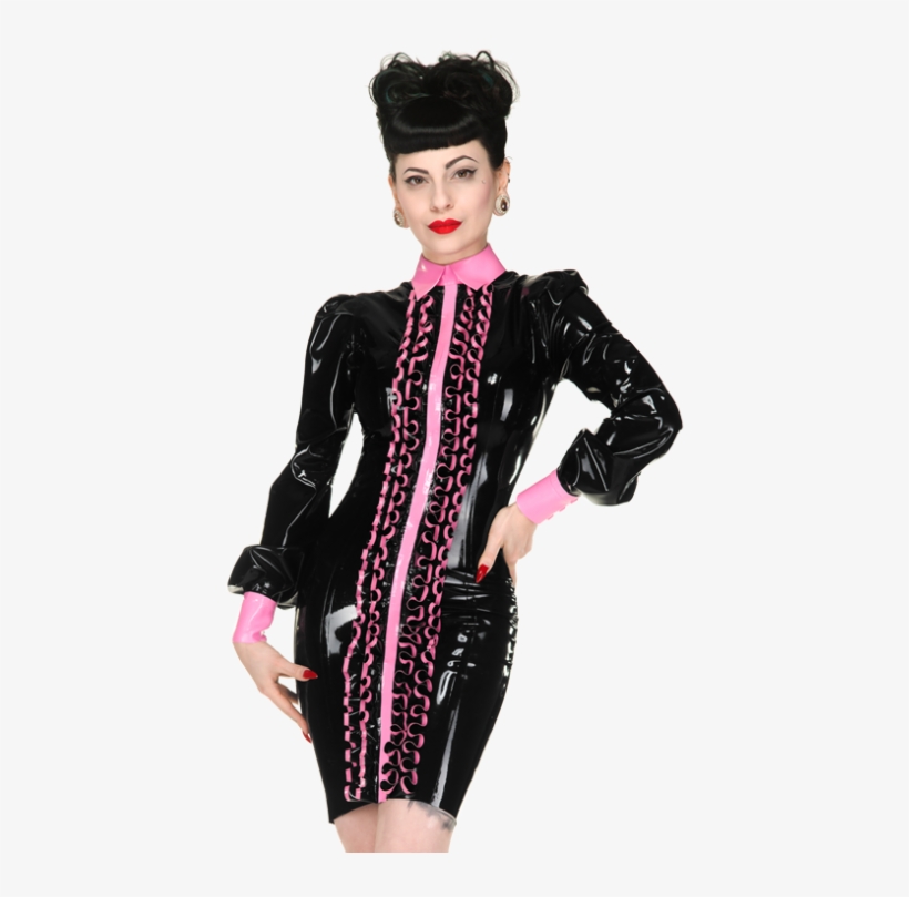 Vienetta Dress - Latex Clothing, transparent png #7752734