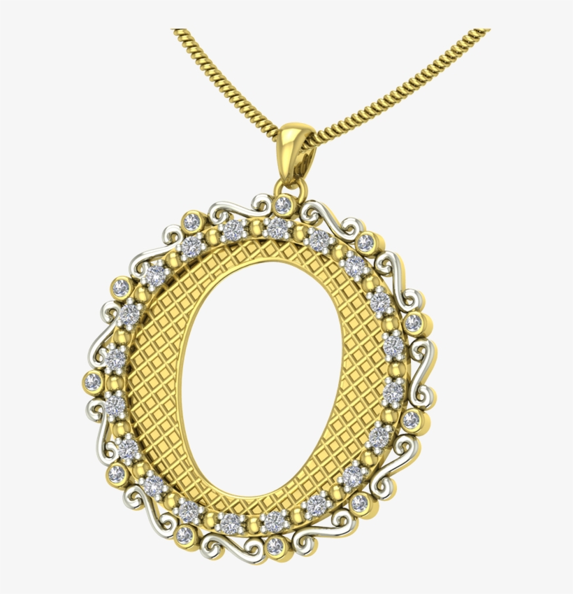 3d Face Gold Jewellery Pendant - Locket, transparent png #7754043