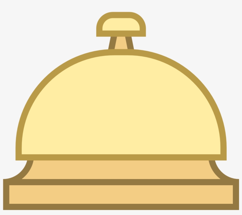 Service Bell Icon - Illustration, transparent png #7754677