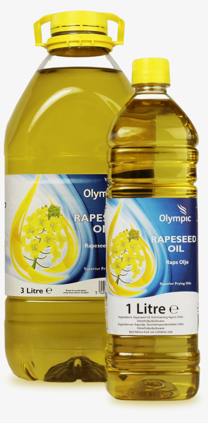 Olympic Rapeseed Oil 3l - Plastic Bottle, transparent png #7755225