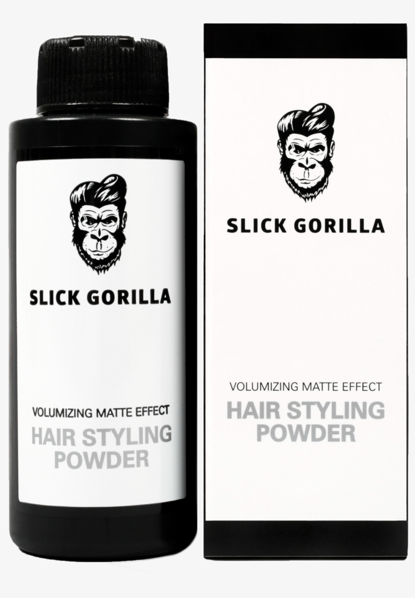 Slick Gorilla Hair Styling Powder - Slick Gorilla Hair Powder, transparent png #7755228