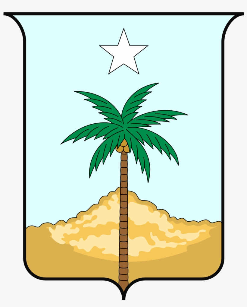 Coconut Tree Sheild - السماعنه, transparent png #7755343