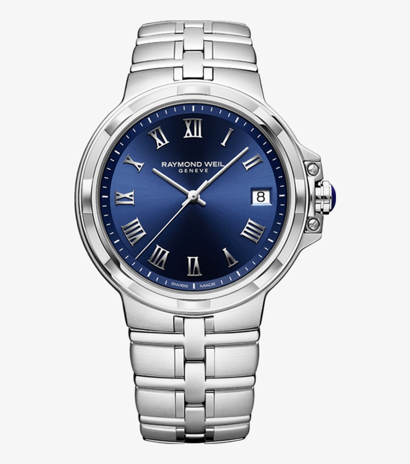 Raymond Weil Men's Parsifal Classic Blue Dial Bracelet - Raymond Weil Mens Watches, transparent png #7755427