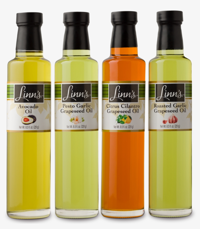 Linn's Flavored Cooking Oils, - Bottle, transparent png #7755980