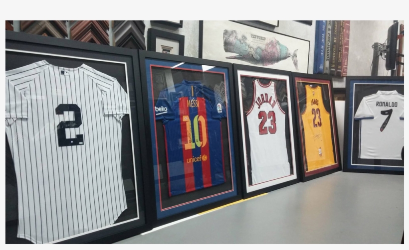 Sports Jersey & Collectibles Frame Gallery - Signed Jordan Jersey Frame, transparent png #7756253